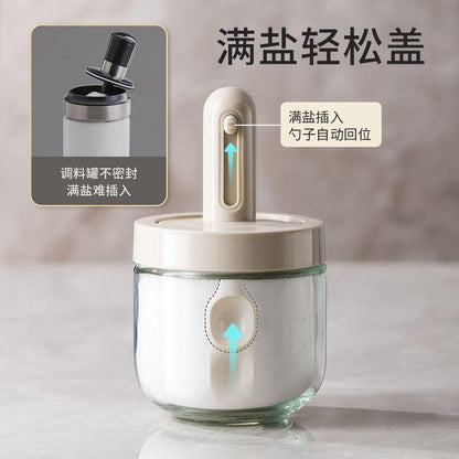Air Tight Jar with Stand Spoon